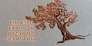 Εκτύπωση Ροζ-Χρυσό